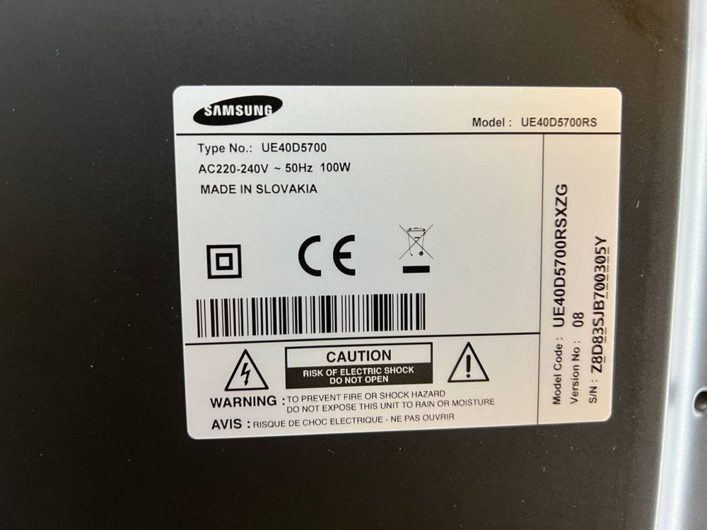 Телевізор Samsung UE40D5700 Smart Led Full HD
