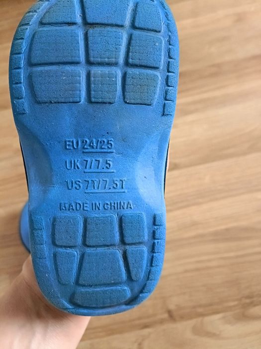 Kroksy chodaki klapki dla chłopca chłopięce niebieskie 24 25 w. 17