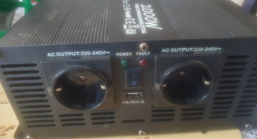 Inwerter,przetwornica 24v 2000w solartronics