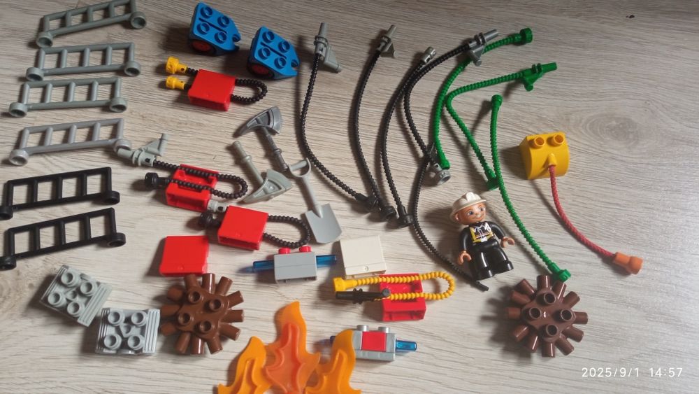 Staż pożarna akcesoria elementy Duplo