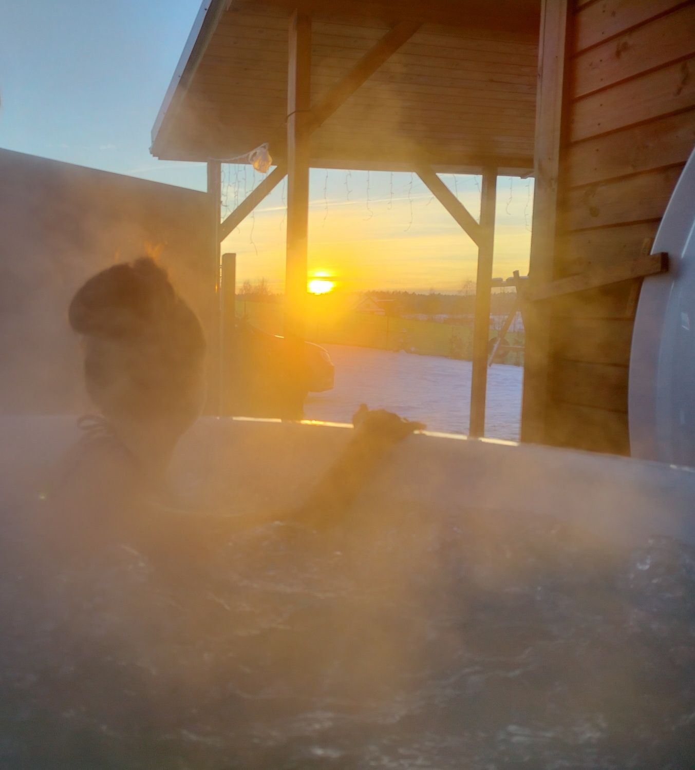 Wolny weekend domek kaszuby jacuzzi, balia, sauna beczka gorąca