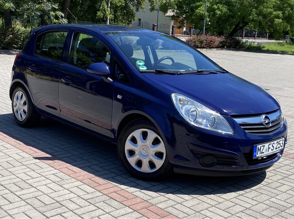 Opel Corsa D 1.3D 90KM, Duża Navi, Klima, Zadbana, 1wł spalanie 4L/100