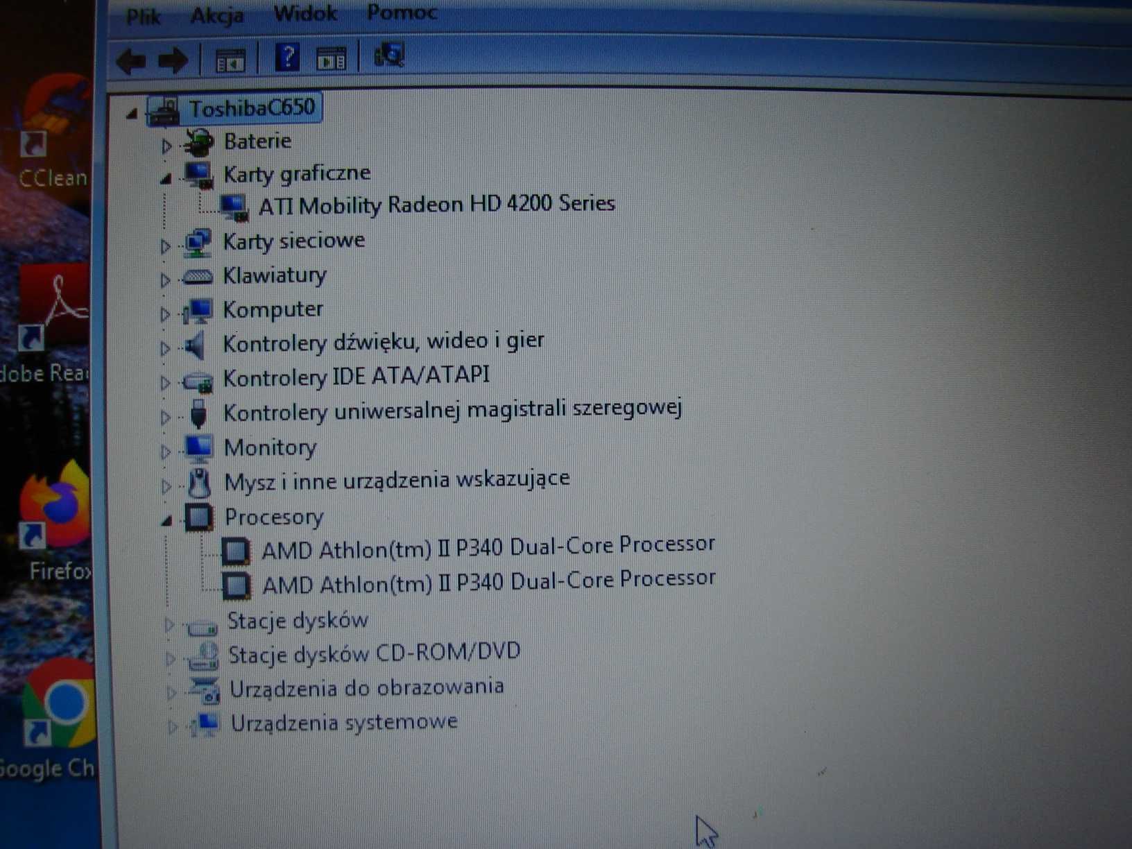 Laptop Toshiba Satellite C650D--8Gb Ram Win 7