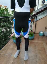 Spodnie rowerowe męskie długie z wkładką CUBE