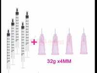 100 Seringas descartáveis mesoterapia 1ml + 32g 4mm