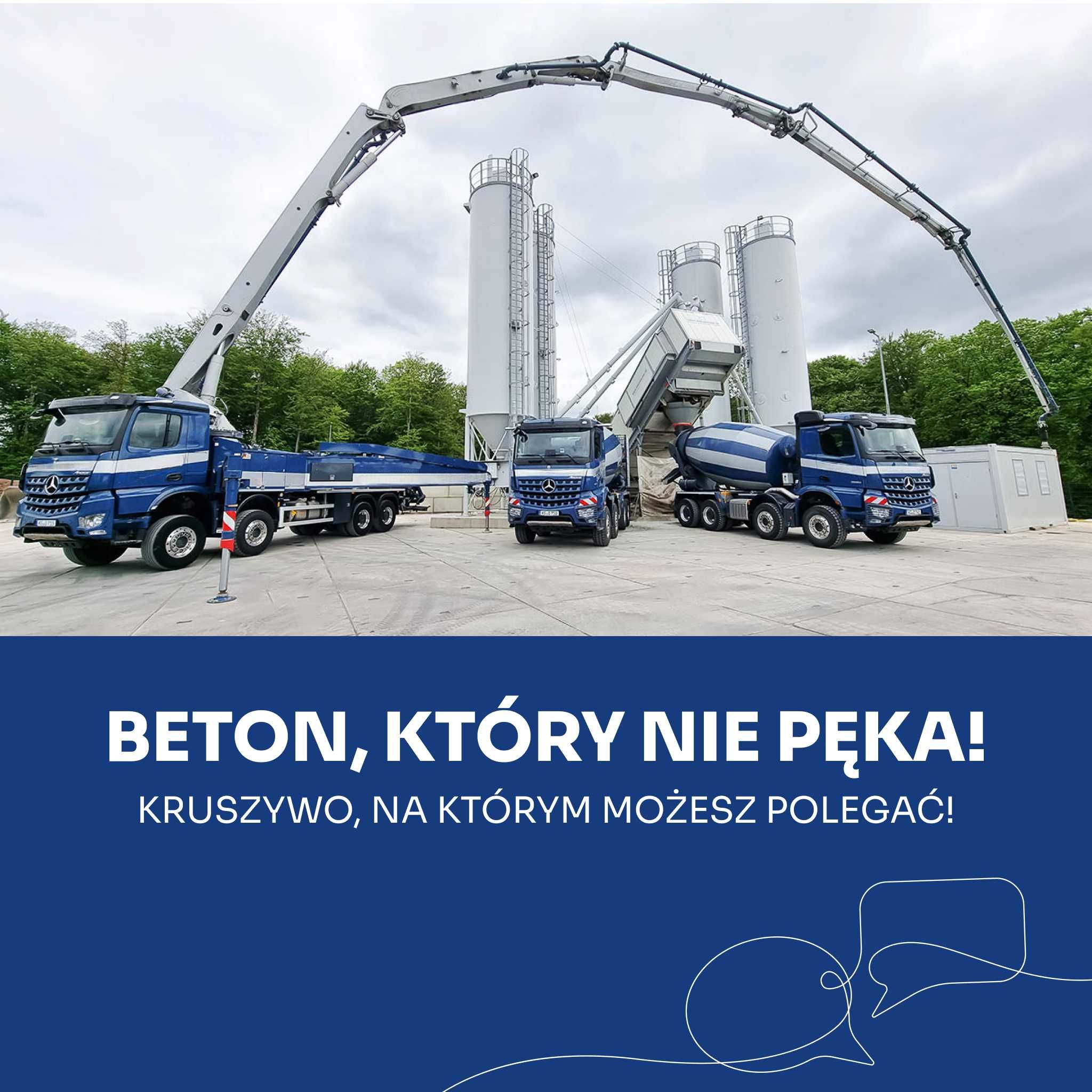Beton B20/B25 ,C16/C20/C25 Pompogruszka + Kruszywa – Lejemy Bez Lipy