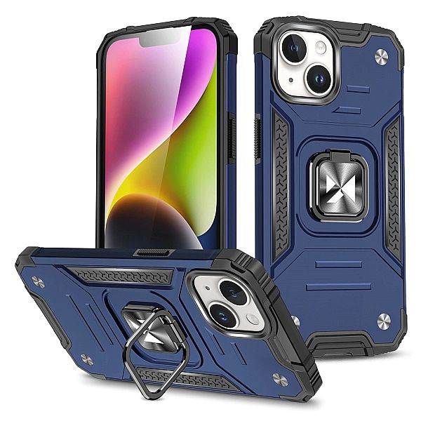 Pancerne etui z uchwytem na palec do iPhone 15 Plus Wozinsky Ring Armo