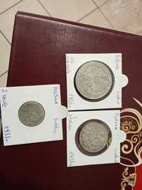 Srebrne monety zamienie