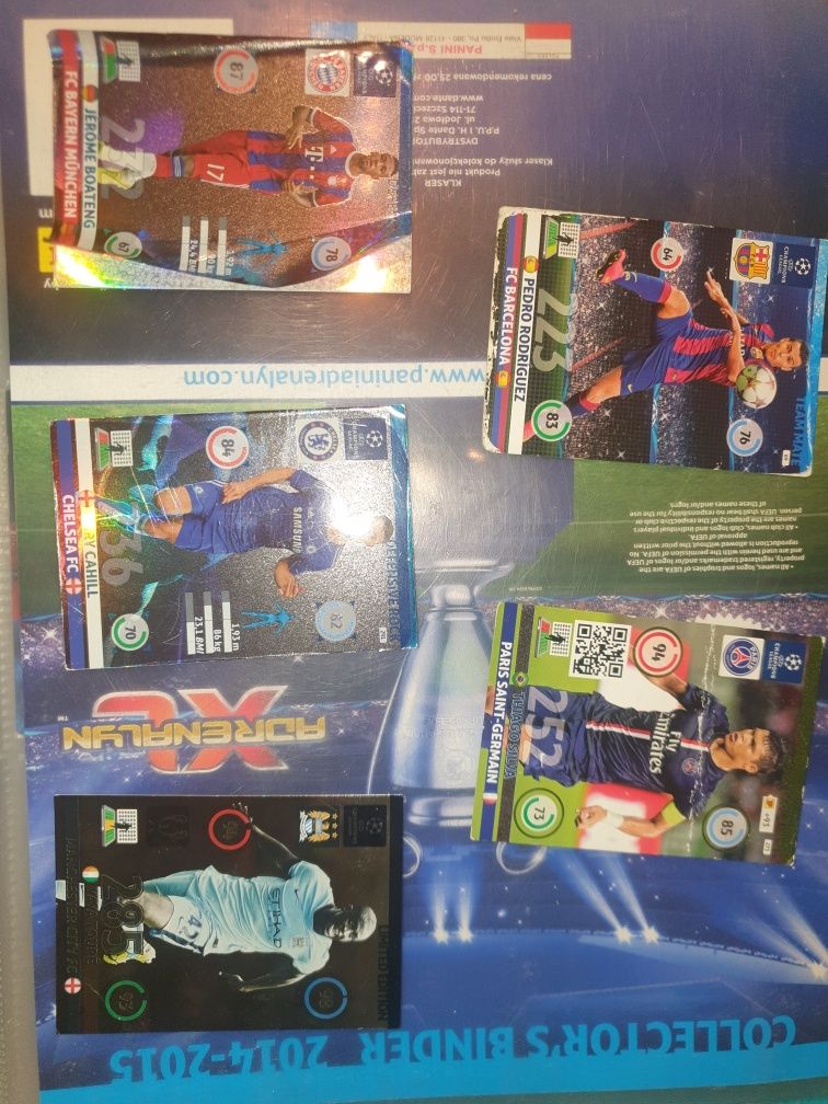 Karty piłkarskie panini UEFA Champions league 2014 - 2015 adrenalyn XL