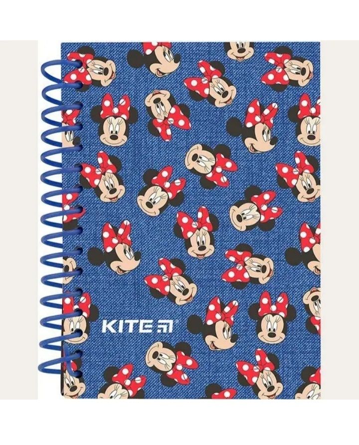 Блокнот на спирали Kite Minnie MI19-222, А6, 80 листов, нелинованный