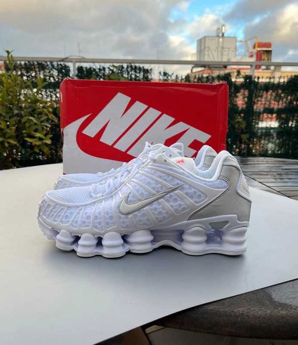 "Buty Trampki" Nike_Shox_TL_White_R.36