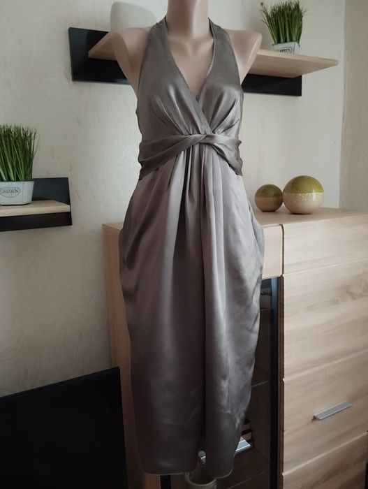 Шелковые платья размер 10, 12.