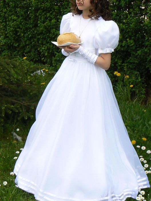 Sukienka komunijna i torebeczka