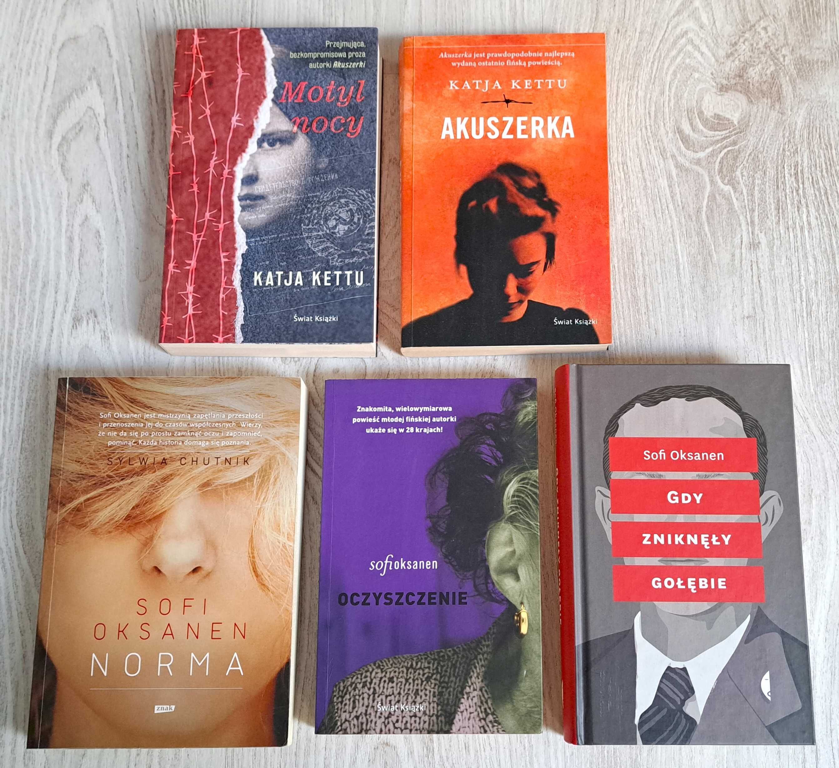 Sofi Oksanen Oczyszczenie Norma Gdy zniknęły gołębie Kettu Akuszerka
