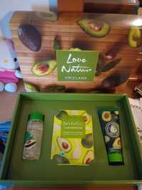 Conjunto de 3 Produtos da ORIFLAME ÓLEO DE ABACATE LOVE Nature