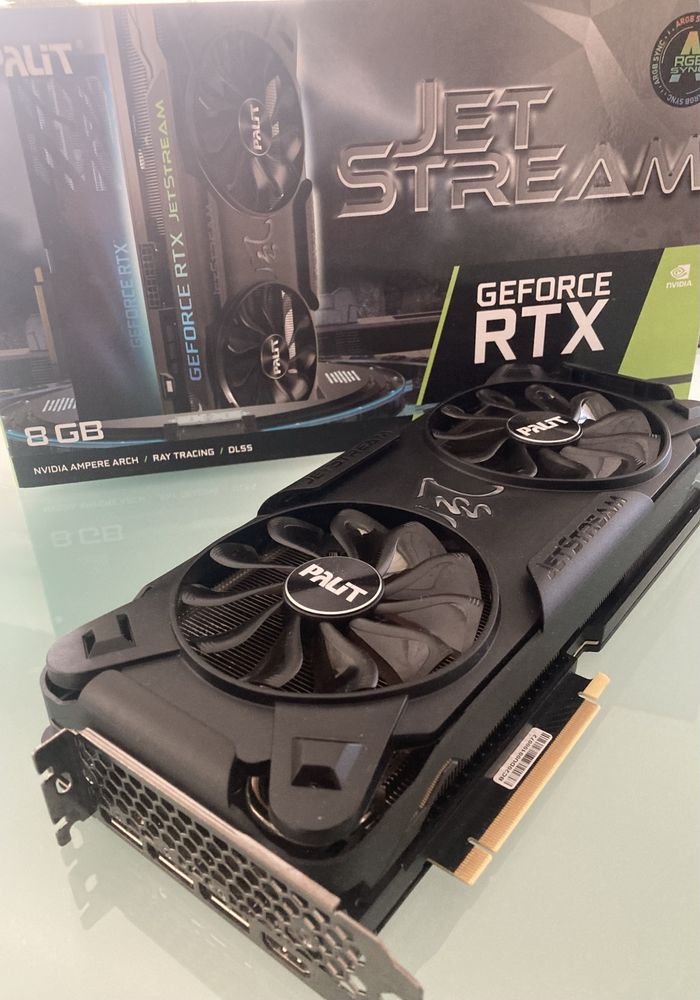 Karta graficzna Palit GeForce RTX 3070 JetStream 8GB GDDR6