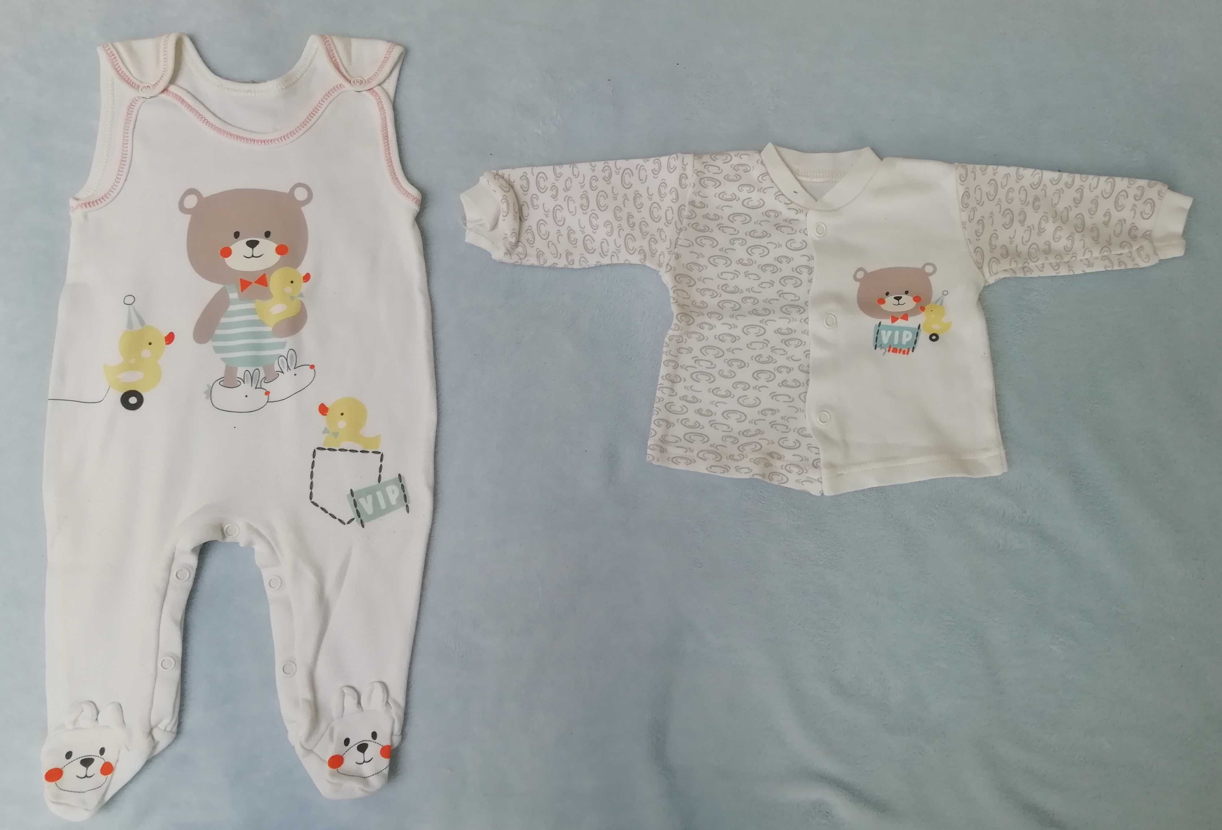 Śpiochy+piżamka+bluzeczki+body r. 62 Lafel/S.Oliver ubranka niemowlęce