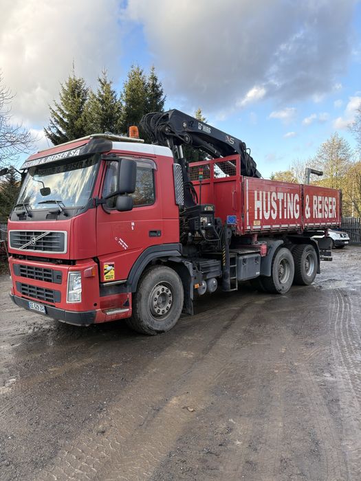 Volvo FM12, wywrotka na 3 strony, 6x4, hds hiab 244