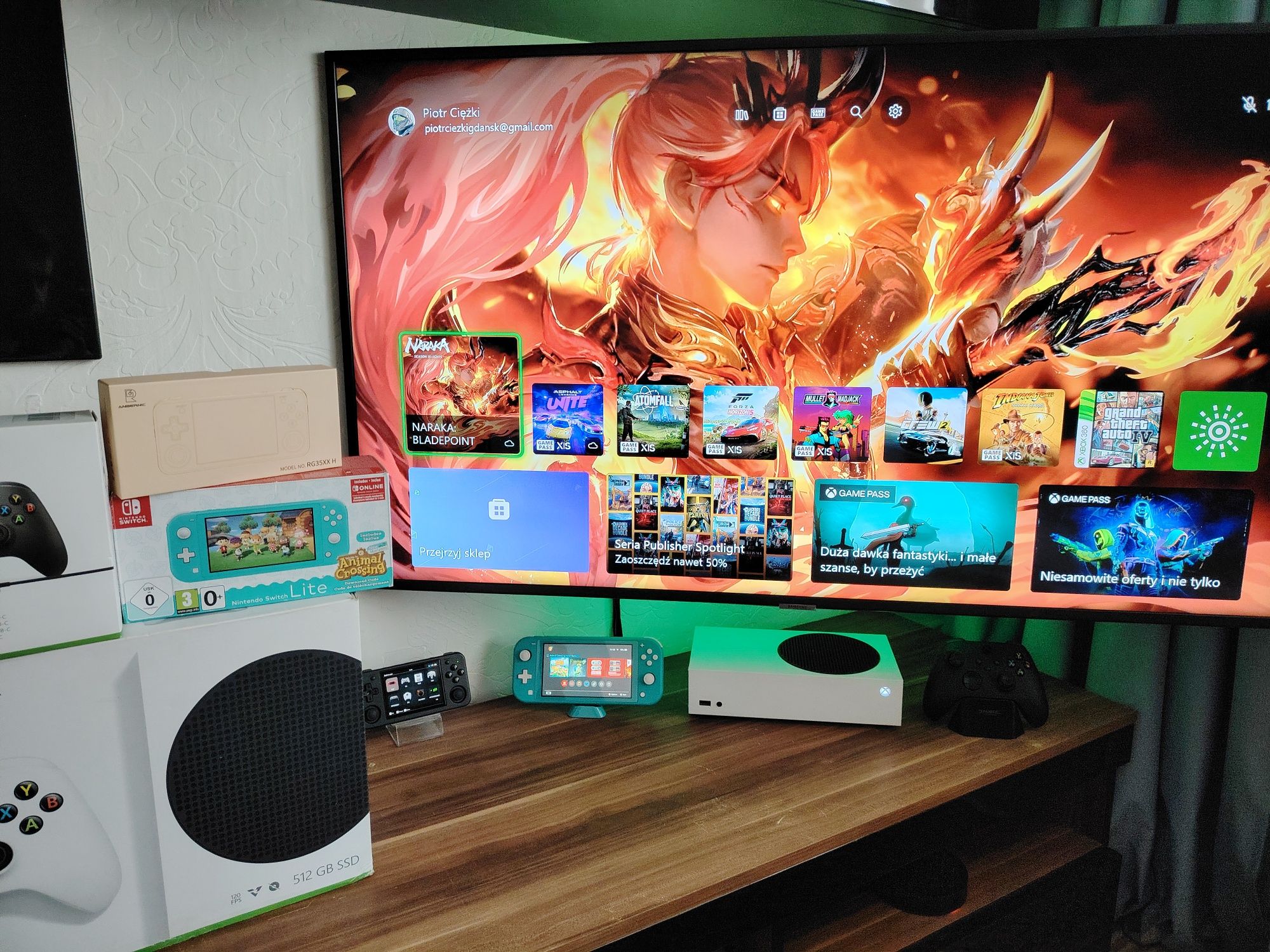 Nintendo Switch Xbox SS Anbernic  Zamienię na PS5