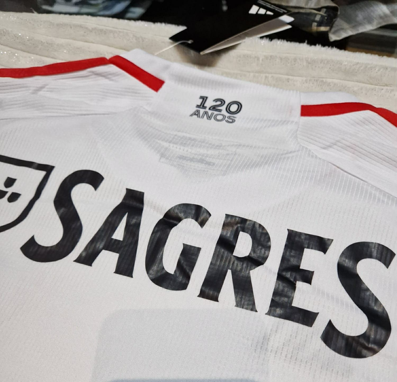 Camisola SL Benfica Alternativa Branca