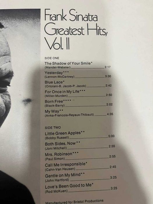 Вінілові платівки. Виниловые пластинки Френк Сінатра  (400-550 грн)