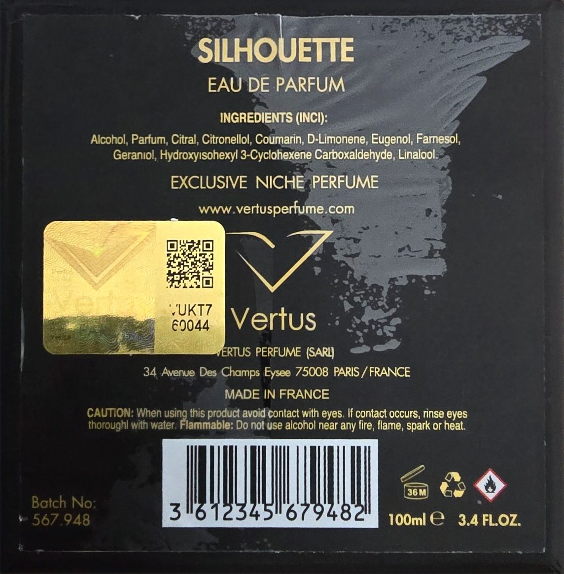Vertus Silhouette edp 100ml wycofany