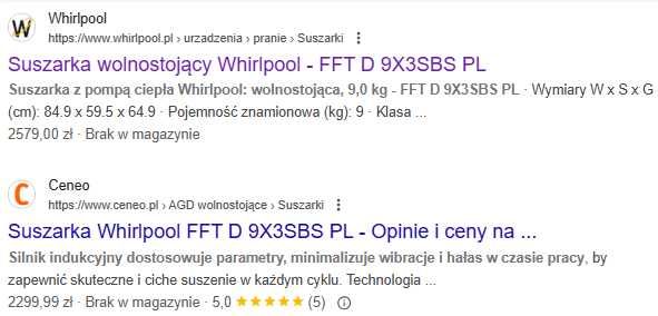 Suszarka z pompą ciepła Whirlpool, FFT D 9X3SBS PL