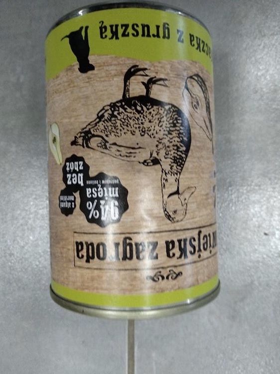 10X Wiejska Zagroda Kaczka z Gruszką 400g PUSZKA dla psów