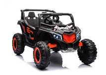 Bluetooth PILOT Auto Na Akumulator Buggy UTV NEL-901 Czarne 4x4 24V