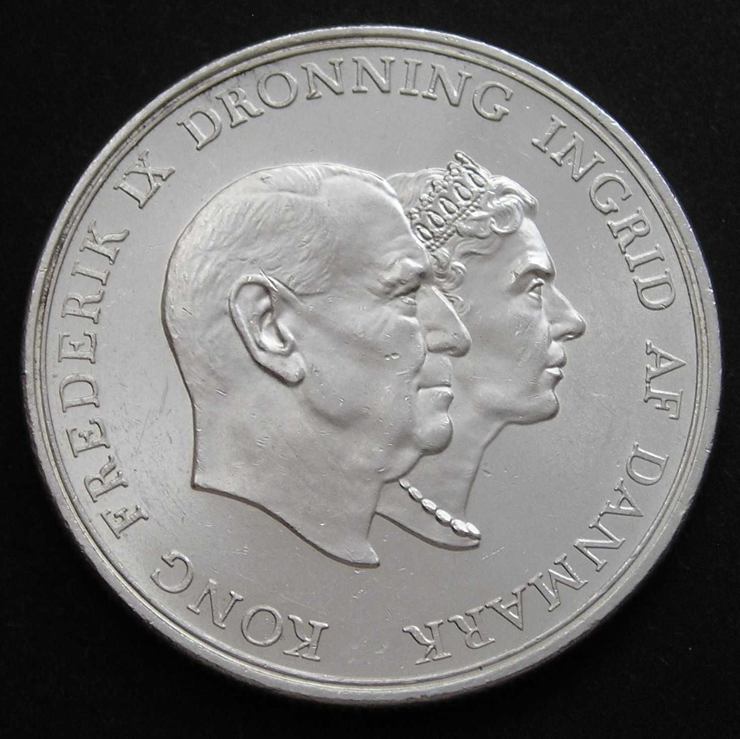 Dania 5 koron 1960 - wesele - srebro