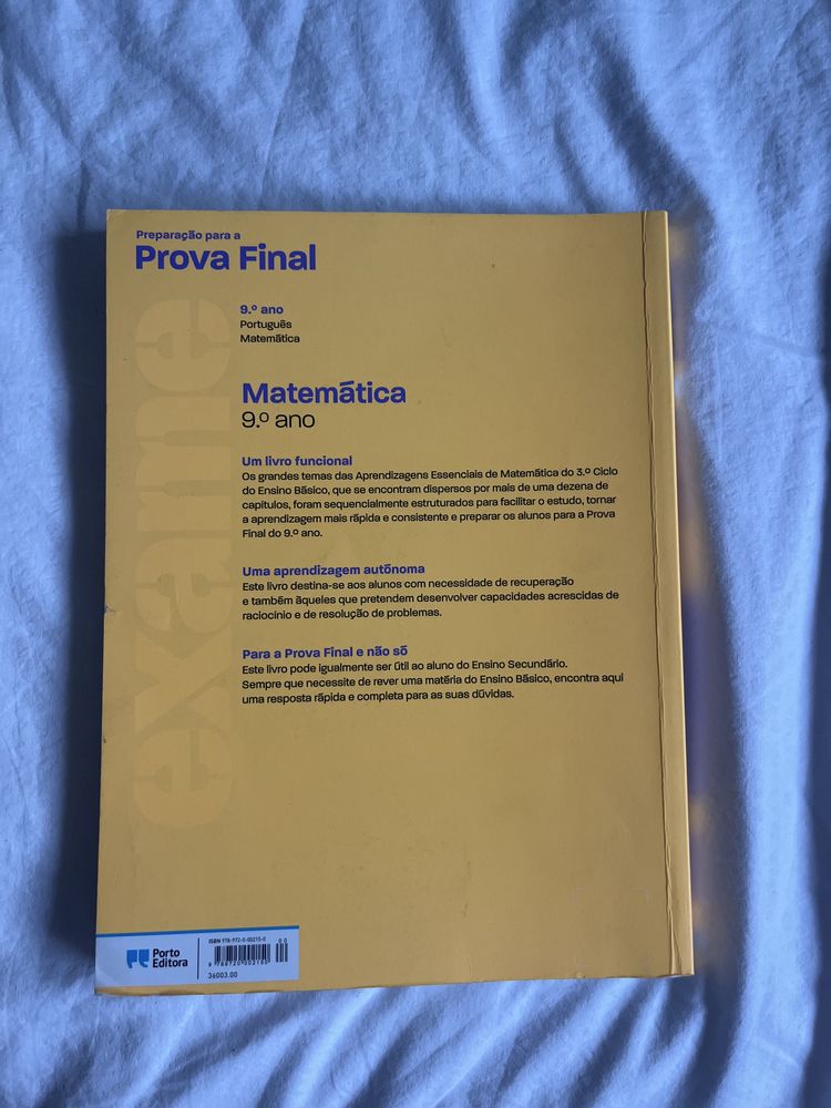 Livro exames matematica e portugues
