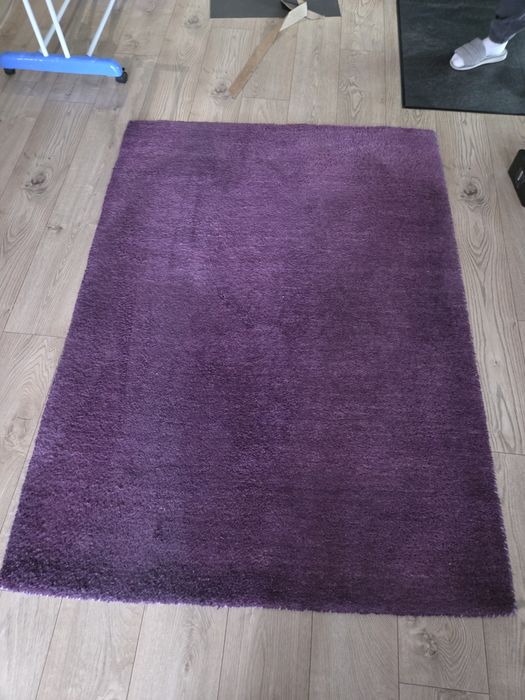Dywan wełniany 120cm×160cm fiolet