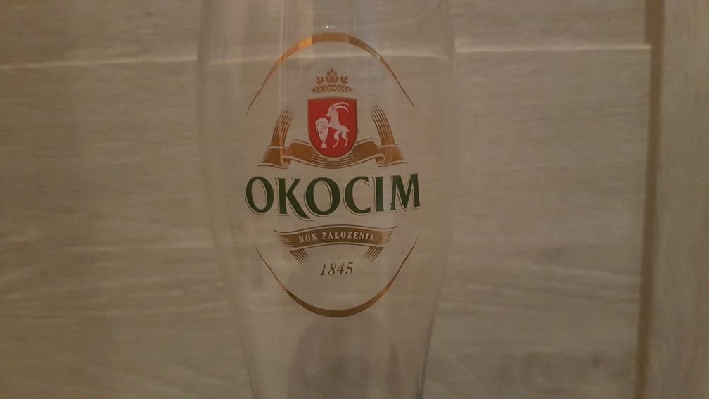 6 szklanek 0,3l Okocim Nowe