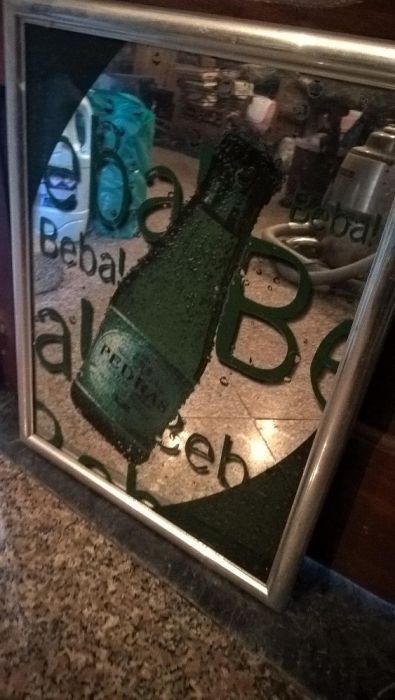 Quadro espelhado vintage das "Pedras Salgadas"