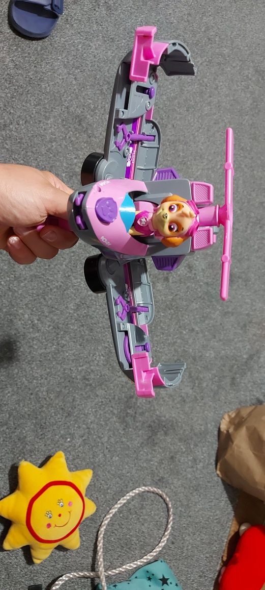 Skye psi patrol helikopter  transformujący