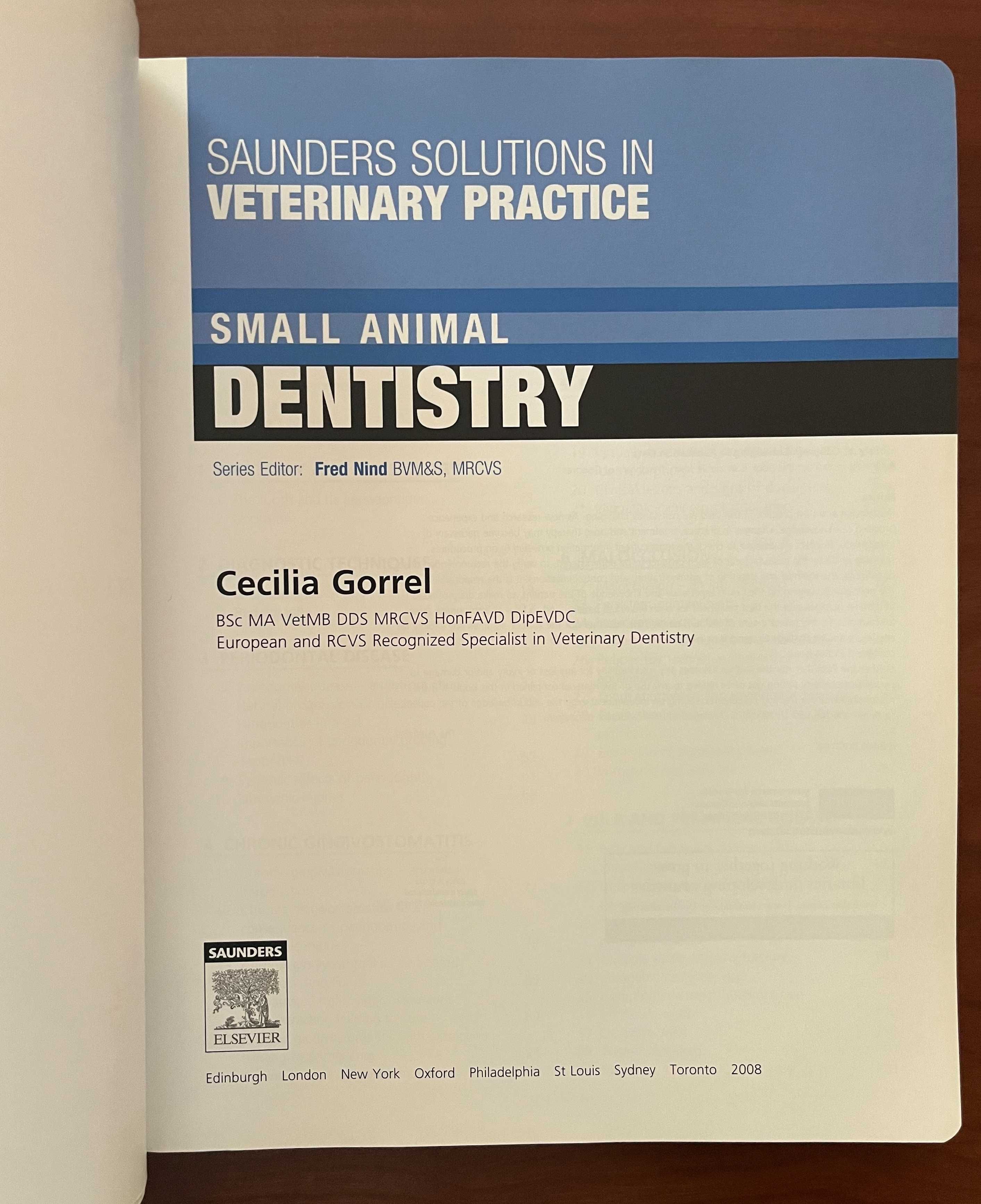 "Small Animal Dentistry" de Cecilia Gorrel