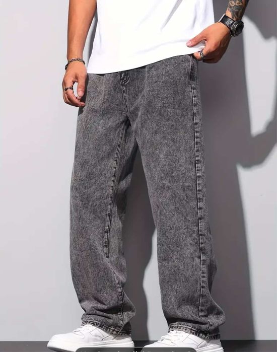 Вільні джинси, сірі