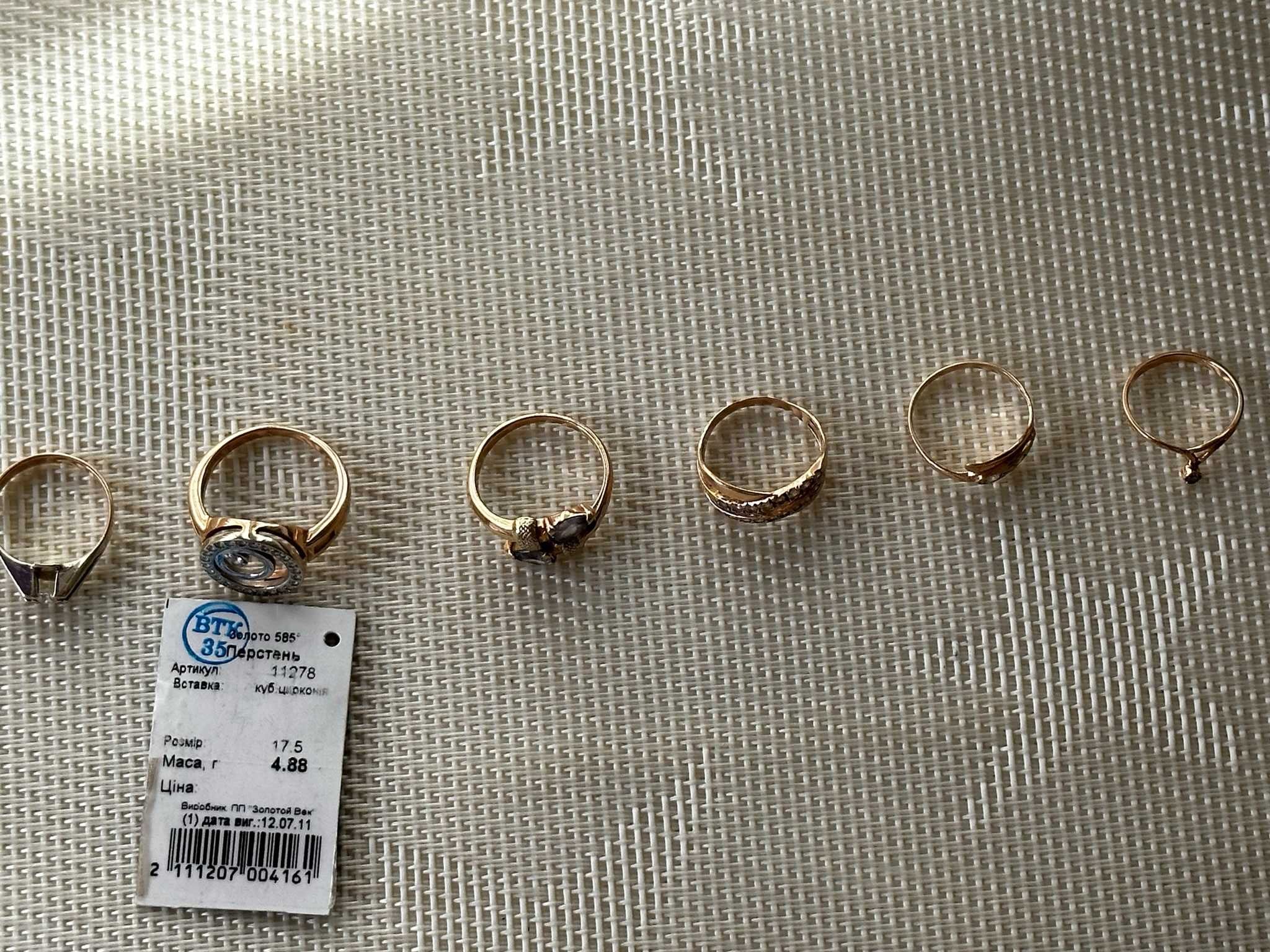 коллекция колец золото 585 кольцо золотое Apm Monaco Adjustable Pin ож
