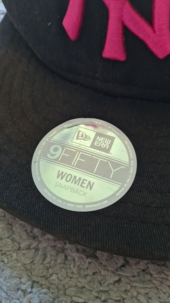 Czapka z daszkiem bejsbolówka. NY. New Era. Czarna. Skate Streetwear