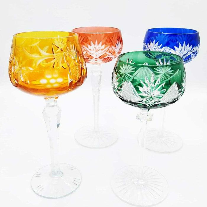 Conjunto de 12 copos "Cisne" - Jean Claude, France