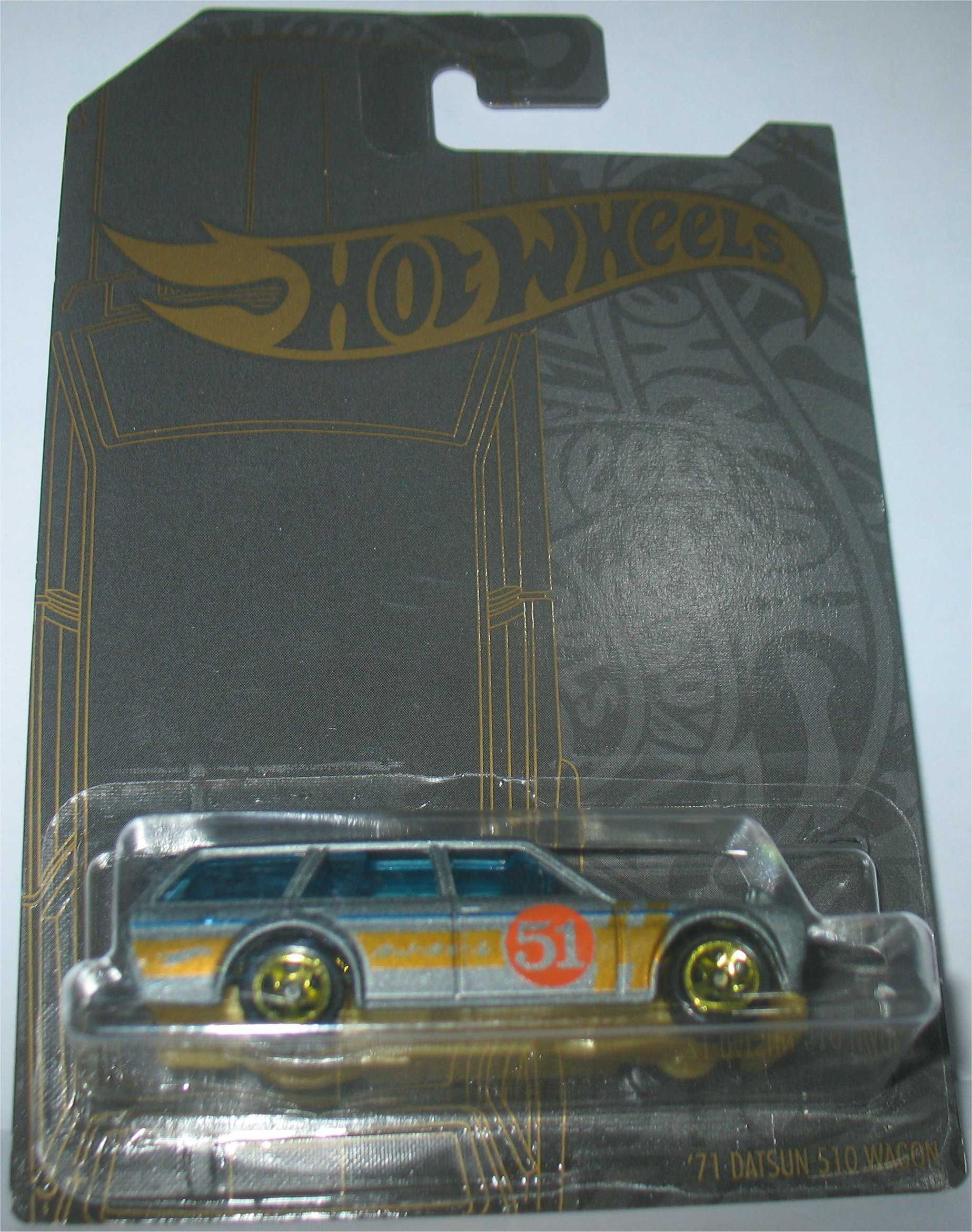 Hot Wheels - 71 Datsun Bluebrid 510 Wagon - Satin and Chrome (2019)