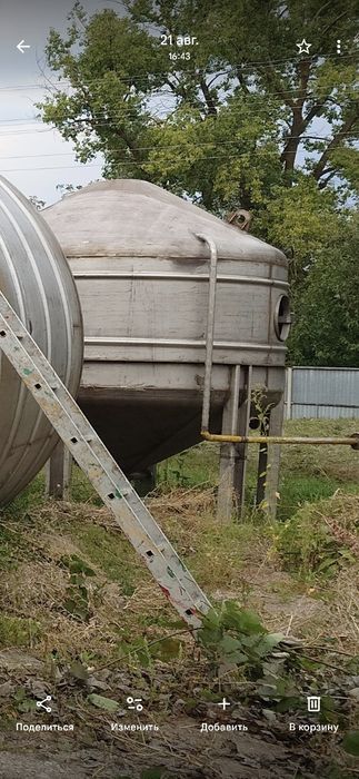 ёмкость нж 16 м куб цистерна бочка накопитель