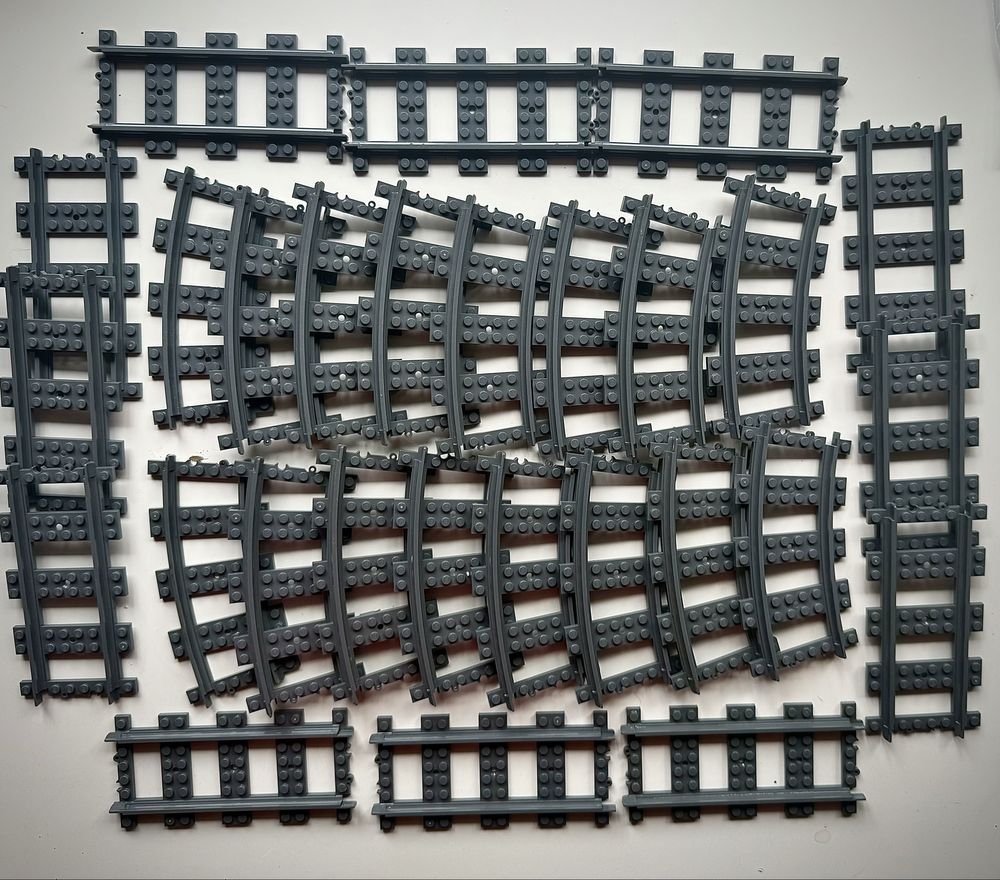 Lego залізна дорога поїзд lego потяг 60198