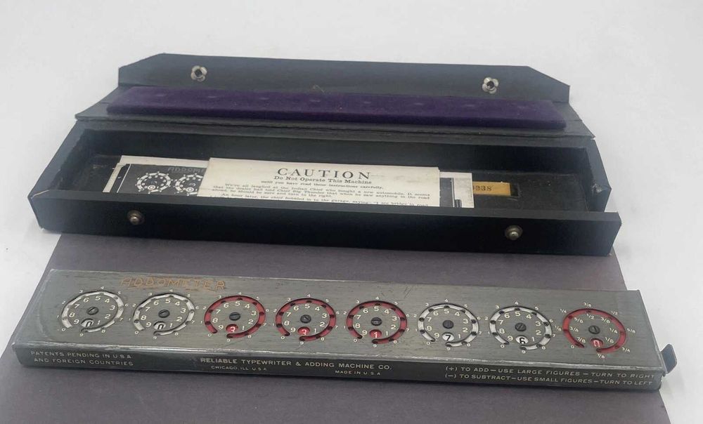 Addometr - stara maszyna licząca - rzadkość !!!