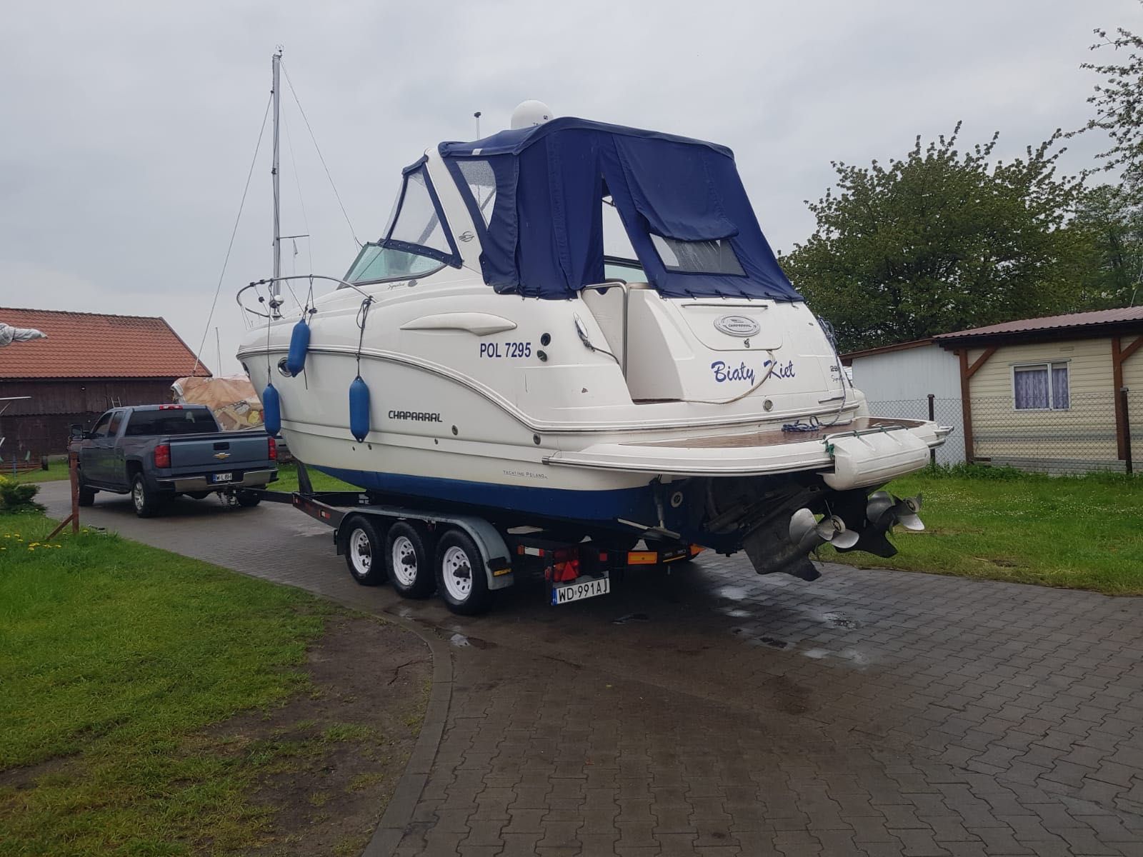 Łódź motorowa Chaparral 290 volvo penta DIESEL salon PL nie Maxum, bay