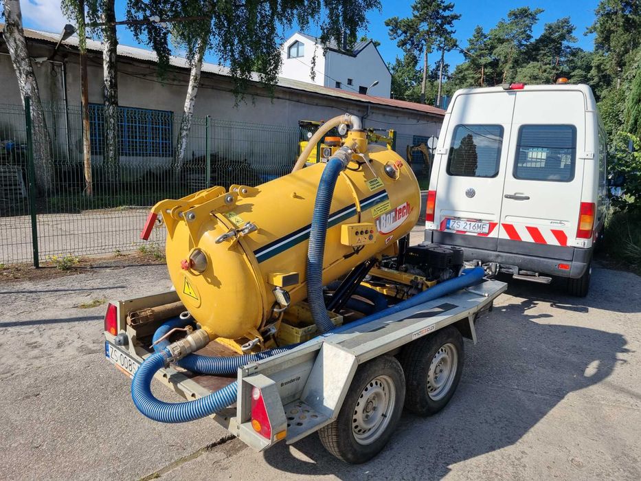 beczkowóz do usuwania płuczki po przewiercie