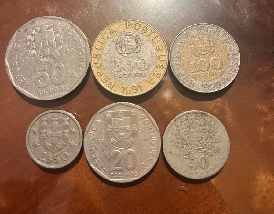 Moedas antigas portuguesas