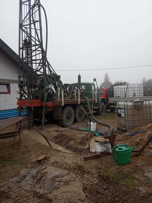 Wiercenie studni głębinowych odwierty pod pompy ciepła studnia kopanie