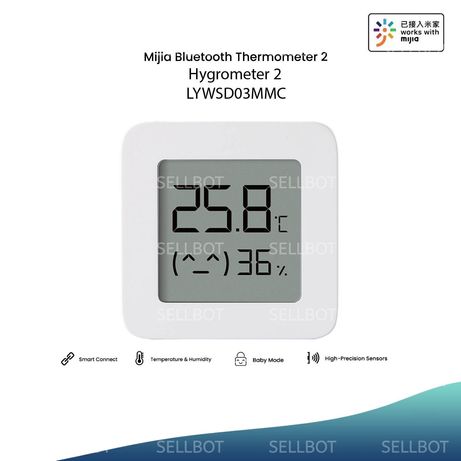 ⫸Xiaomi Mijia Bluetooth Thermometer 2 LYWSD03MMC термометр-гігрометр