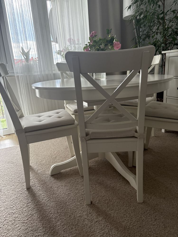 Krzesła drewniane - Ikea Ingolf